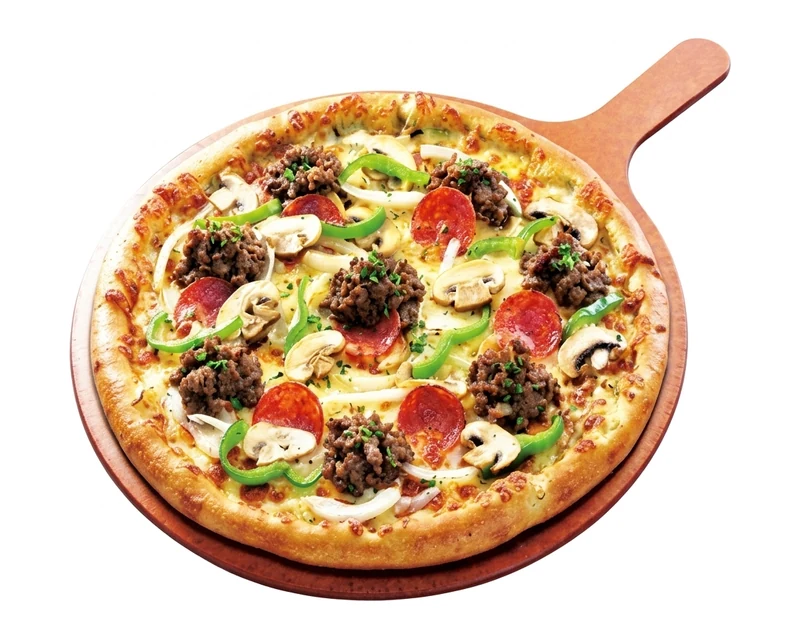 Korean Bulgogi Pizza with marinated beef on green tea dough at Pizza Maru & Katsuya West, West Springs, Calgary